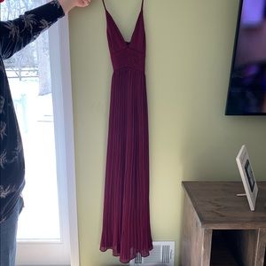 Long plum colored gown - never worn!
